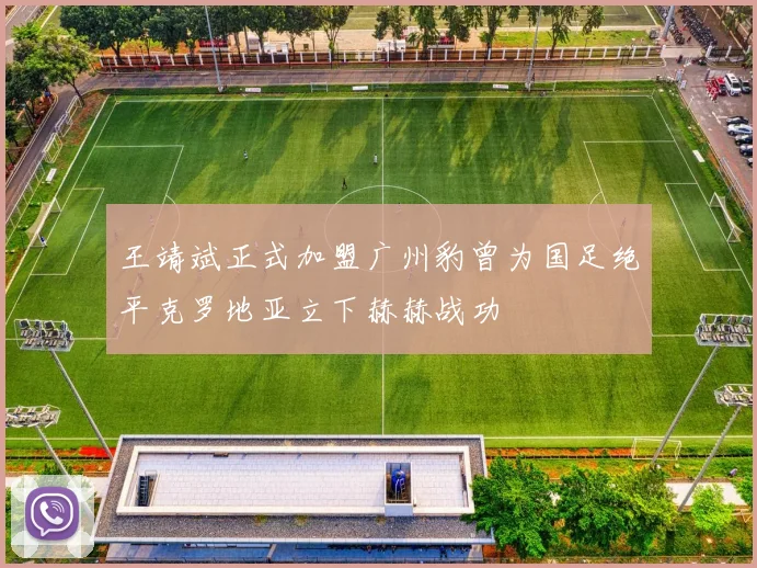 王靖斌正式加盟广州豹曾为国足绝平克罗地亚立下赫赫战功